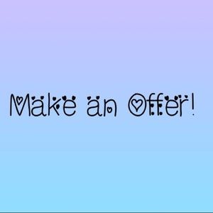 Offers are always considered! Bundles too!